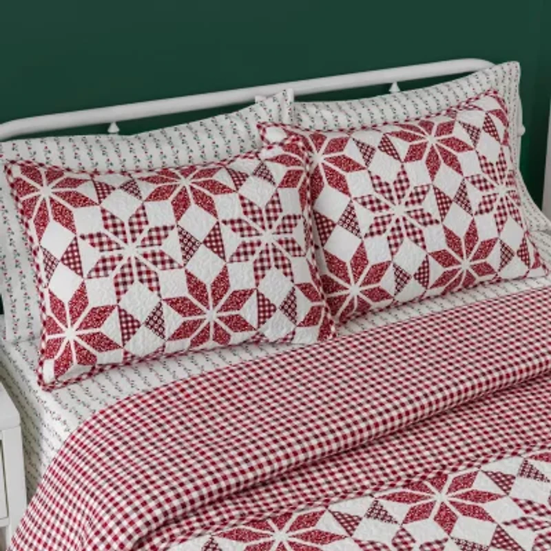 Martha Stewart Holiday Star 3-pc. Quilt Set