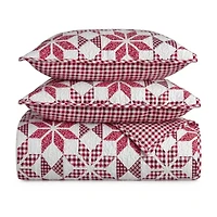 Martha Stewart Holiday Star 3-pc. Quilt Set