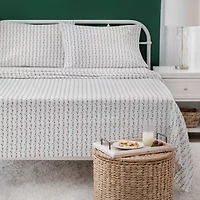 Martha Stewart Holiday Flannel Sheet Set