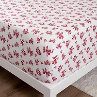 Martha Stewart Holiday Flannel Sheet Set
