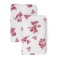 Martha Stewart Holiday Flannel Sheet Set