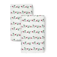 Martha Stewart Holiday Flannel Sheet Set