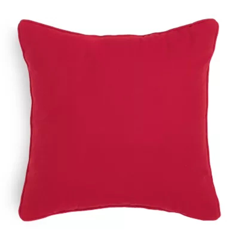 Martha Stewart Candy Cane Square Throw Pillow
