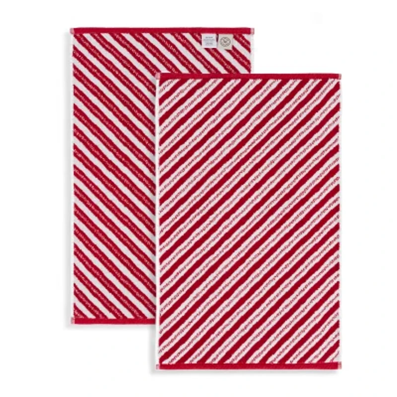 Martha Stewart Yuletide Ogee 2-pc. Hand Towel