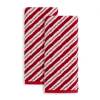 Martha Stewart Yuletide Ogee 2-pc. Hand Towel
