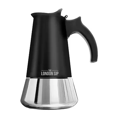 Escali Stainless Steel Stovetop 6-Cup Espresso Maker
