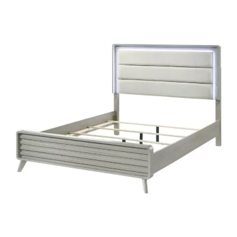 Sander Upholstered Rectangular Bed