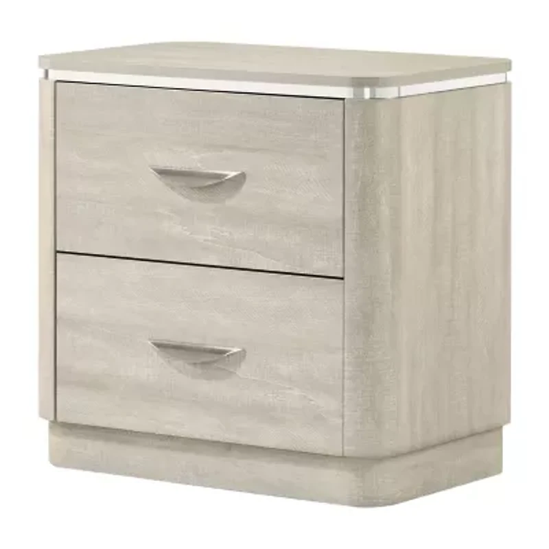 Manit 2-Drawer Nightstand