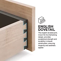 Manit 2-Drawer Nightstand
