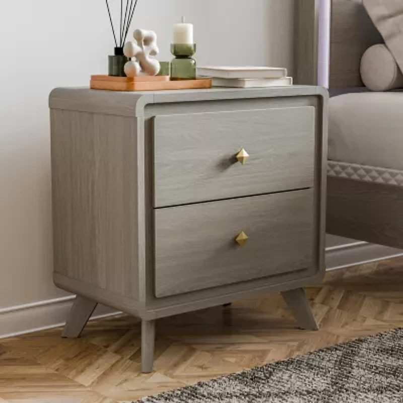Sander 2-Drawer Nightstand