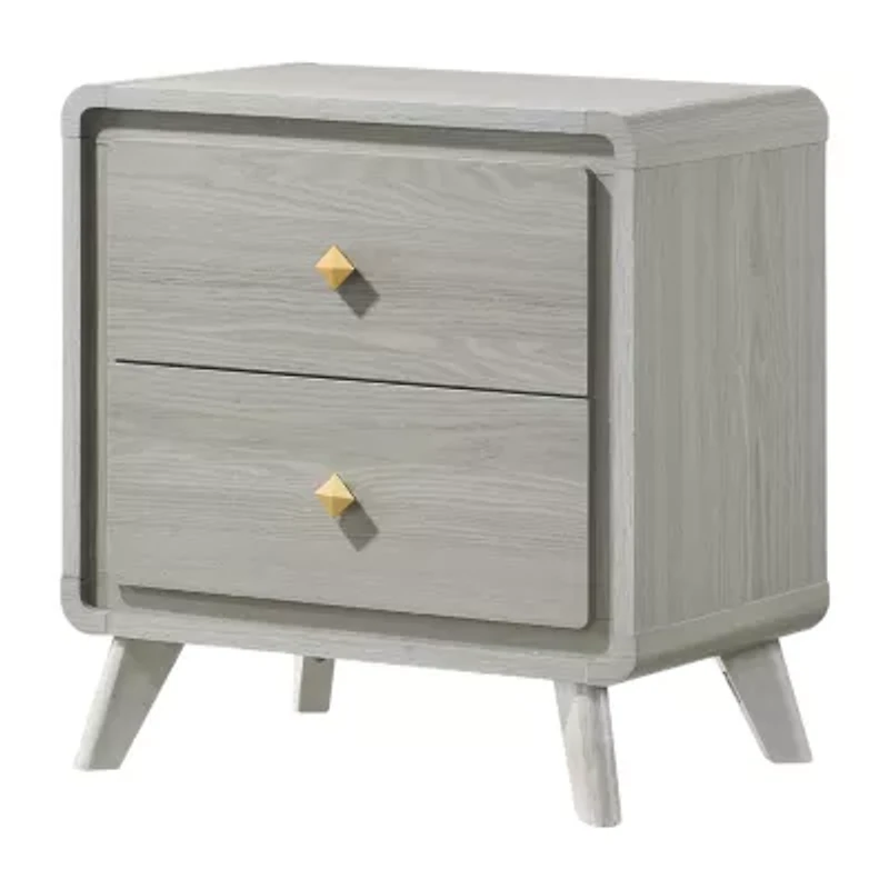 Sander 2-Drawer Nightstand