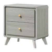 Sander 2-Drawer Nightstand