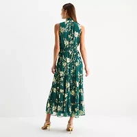 Sam And Jess Womens Sleeveless Floral Maxi Dress