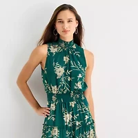 Sam And Jess Womens Sleeveless Floral Maxi Dress