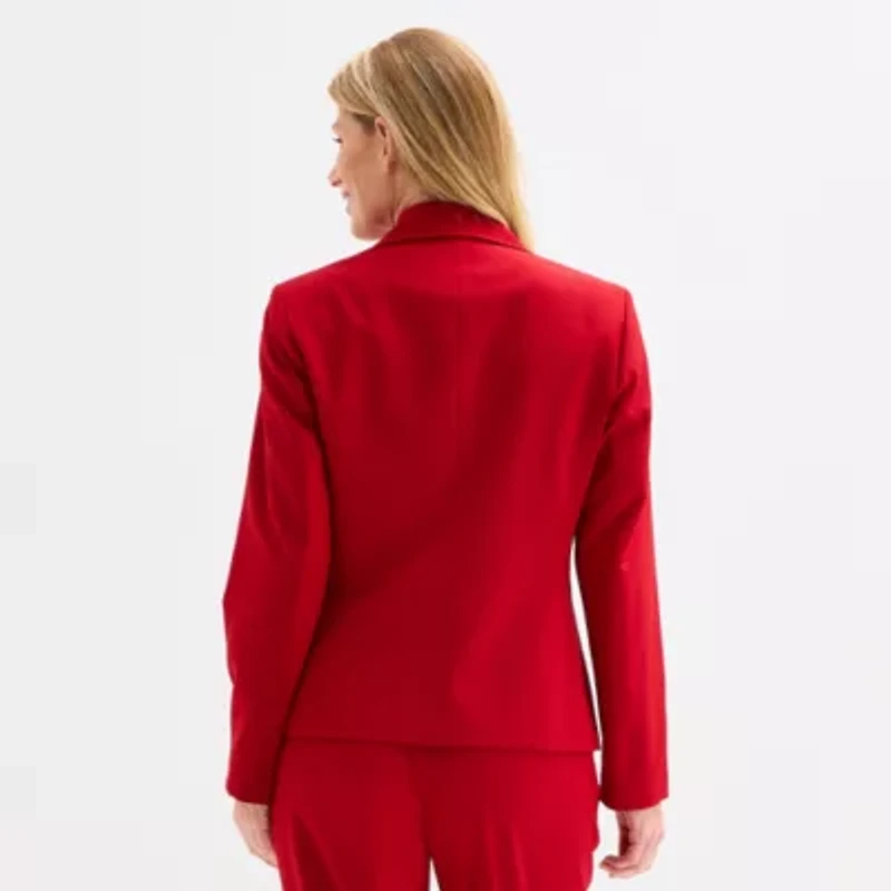 Black Label by Evan-Picone Womens Classic Fit Suit Jacket