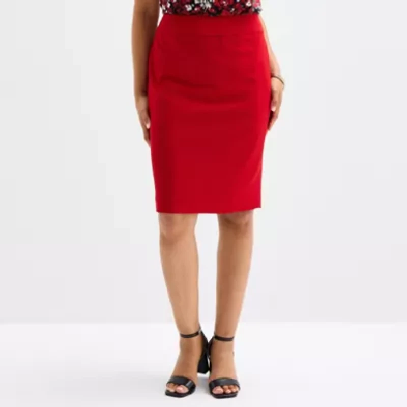 Black Label by Evan-Picone Womens Suit Skirt