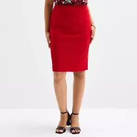 Black Label by Evan-Picone Womens Suit Skirt