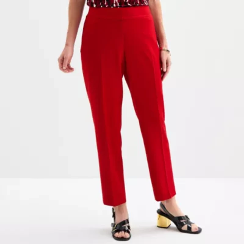 Black Label by Evan-Picone Womens Classic Fit Straight Suit Pant