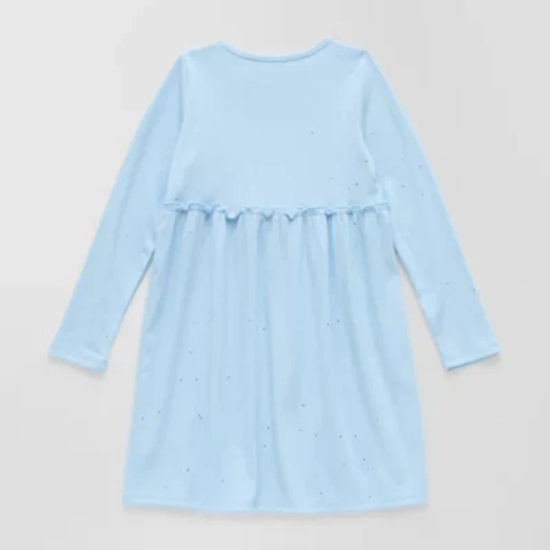 Thereabouts Little Girls Long Sleeve A-Line Dress
