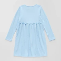 Thereabouts Little Girls Long Sleeve A-Line Dress