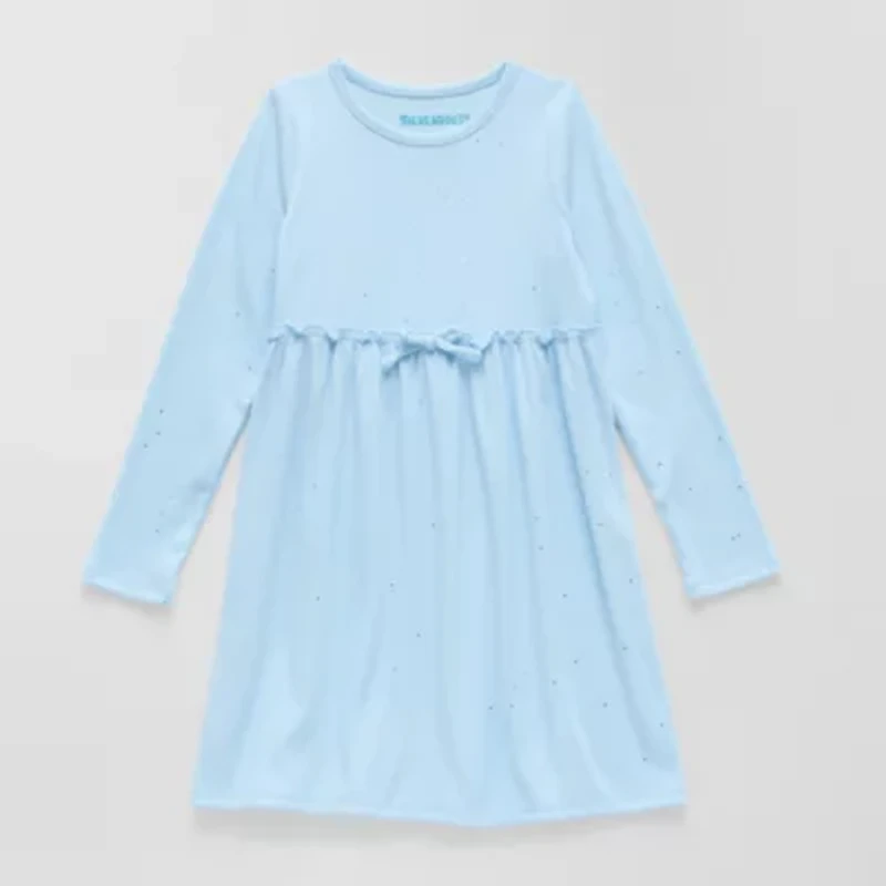 Thereabouts Little Girls Long Sleeve A-Line Dress