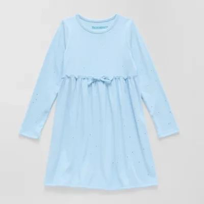 Thereabouts Little Girls Long Sleeve A-Line Dress