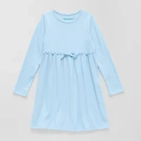 Thereabouts Little Girls Long Sleeve A-Line Dress