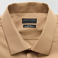Shaquille O'Neal XLG Big And Tall Mens Regular Fit Easy Care Stretch Fabric Long Sleeve Dress Shirt