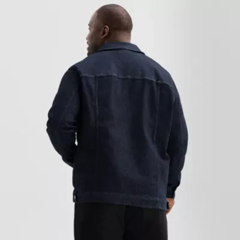 Shaquille O'Neal XLG Mens Denim Big and Tall Jacket