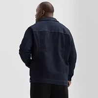 Shaquille O'Neal XLG Mens Denim Big and Tall Jacket