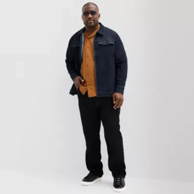 Shaquille O'Neal XLG Mens Denim Big and Tall Jacket