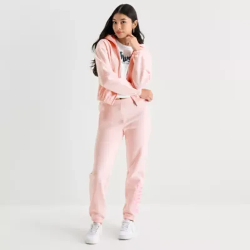 Juicy By Couture Womens Long Sleeve Fleece Zipper Juniors Hoodie
