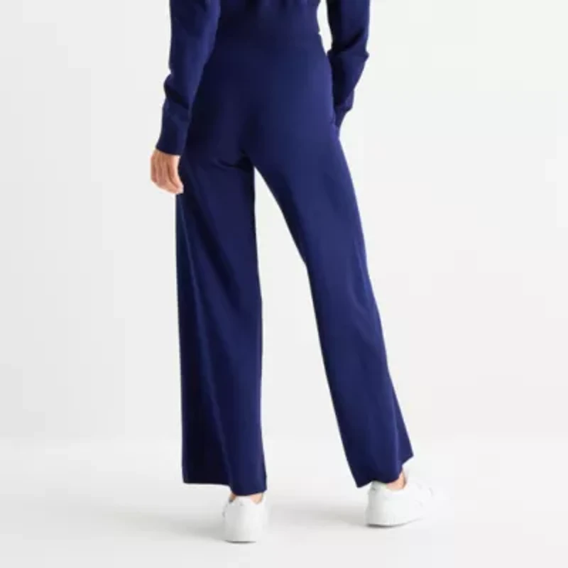 Juicy By Couture Womens Flare Mid Rise Juniors Pull-On Pant