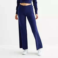 Juicy By Couture Womens Flare Mid Rise Juniors Pull-On Pant