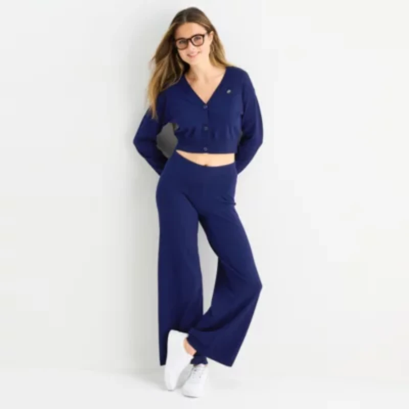 Juicy By Couture Womens Long Sleeve Button Juniors Cardigan