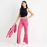 Juicy By Couture Womens Juniors Flare Mid Rise Track Pant