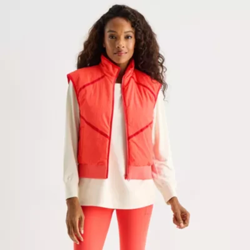 Xersion Womens Reversible Heavyweight Fleece Vest