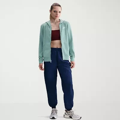 Nike Club Womens Long Sleeve Zipper Active Hoodie