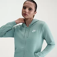Nike Club Womens Long Sleeve Zipper Active Hoodie