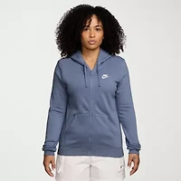 Nike Womens Long Sleeve Fleece Zipper Active Hoodie