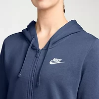 Nike Womens Long Sleeve Fleece Zipper Active Hoodie