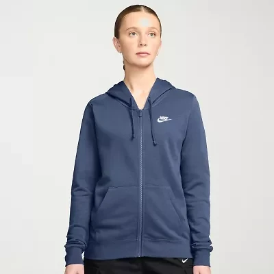 Nike Womens Long Sleeve Fleece Zipper Active Hoodie