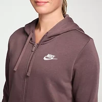 Nike Womens Long Sleeve Fleece Zipper Active Hoodie