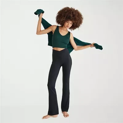 AEROPOSTALE Womens Bootcut High Rise Juniors Active Pull-On Pant
