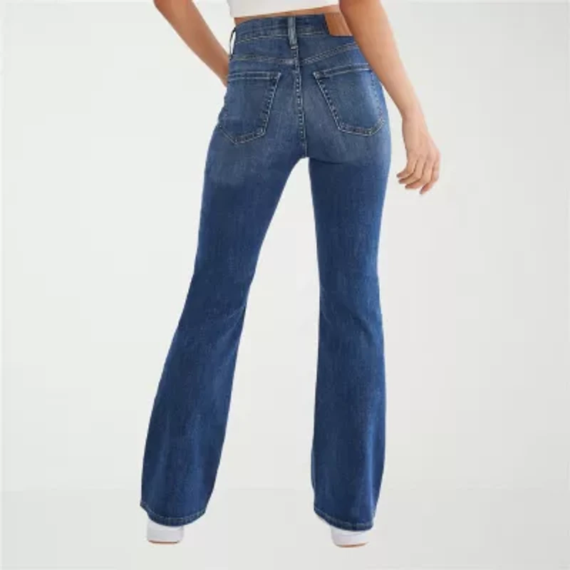 AEROPOSTALE - Juniors Womens Highest Rise Flare Leg Jean