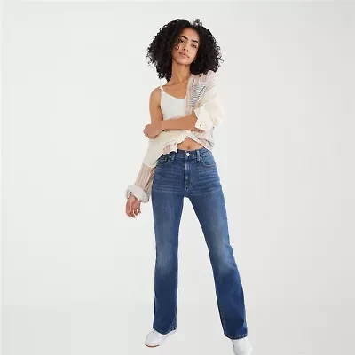 AEROPOSTALE - Juniors Womens Highest Rise Flare Leg Jean