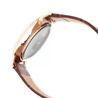 Armitron® Mens Two-Tone Skeleton Dial Hybrid Bracelet Watch