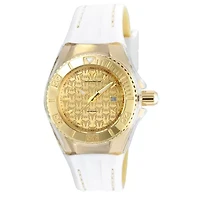 Techno Marine Womens White Strap Watch Tm-115156