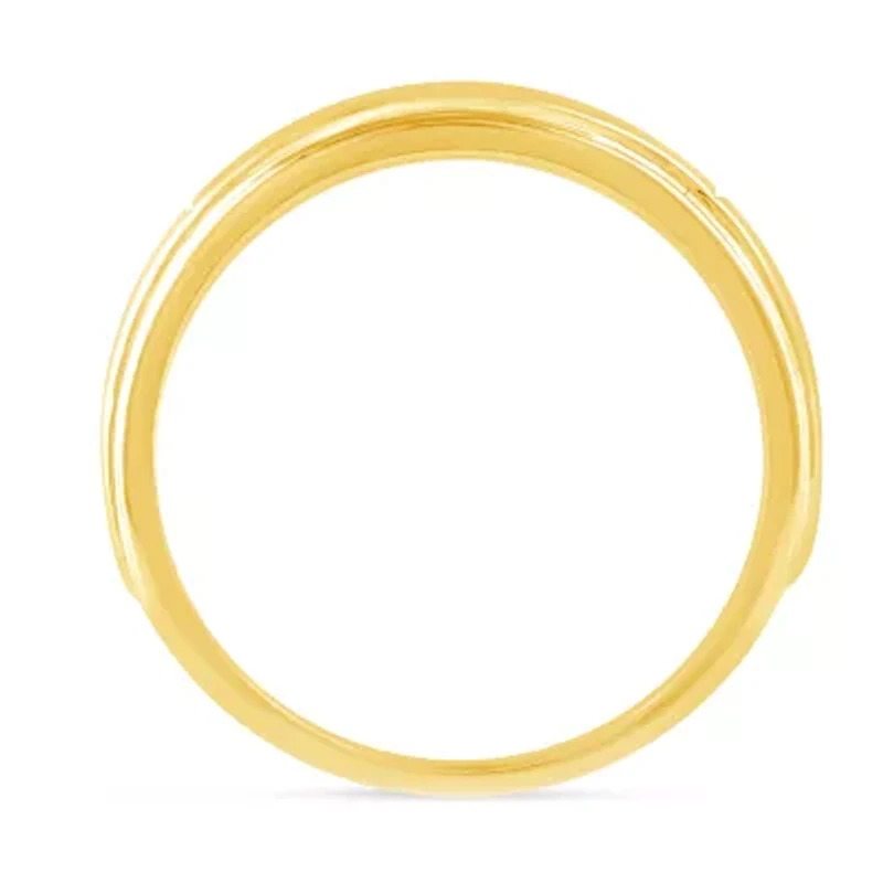 Mens 1/ CT. T.W. Natural Diamond 10K Gold Band