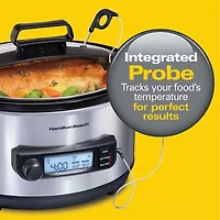 Hamilton Beach® Advanced Temp Tracker™ Slow Cooker